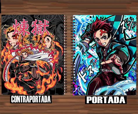 545 Cuaderno Libreta Kimetsu no Yaiba Tienda Rirumé