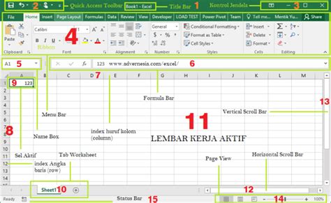 Bagian Bagian Microsoft Excel Dan Fungsinya Serta Kegunaannya Images