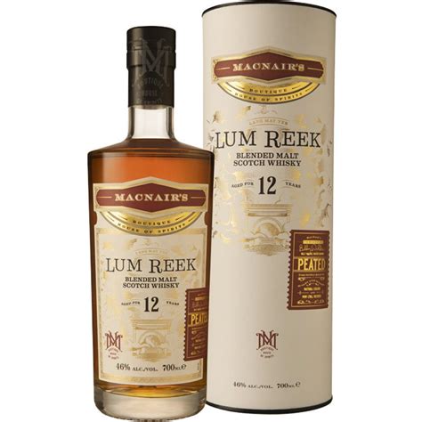 MacNair's Lum Reek 12 Year Old Peated Scotch Whisky – Wooden Cork