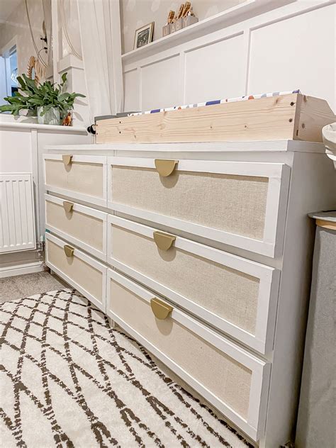 An Easy Ikea Dresser Makeover Using Jute And Trim Artofit