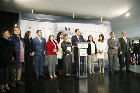 Senadoras Y Senadores Del PAN En Conferencia De Prensa PAN SENADO 2023