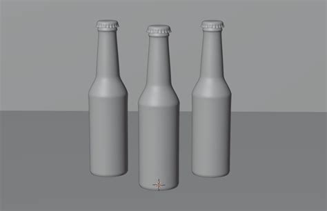 Budweiser Beer Bottle D Model Cgtrader