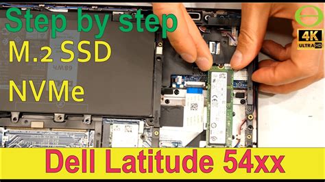 How To Remove And Install An M2 Nvme Ssd Drive In A Dell Latitude 5490