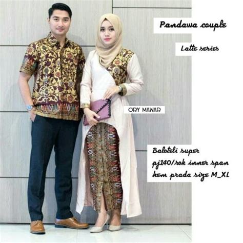 Model Baju Batik Couple Terbaru