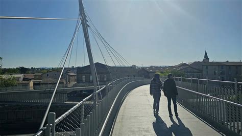 Bourg Lès Valence La Nouvelle Passerelle Girodet Enfin Ouverte Au Public Journal Du Bâtiment