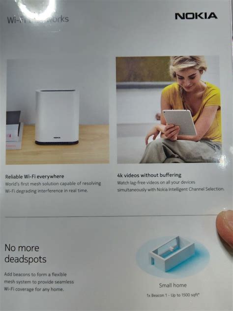 Nokia Wifi Beacon 1 Mesh Router Computers And Tech Parts And Accessories