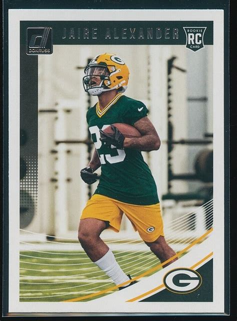 Jaire Alexander 2018 Panini Donruss Rated Rookie Aqueous Test RC