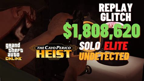 Gta V Online Cayo Perico Heist Solo Elite Challenge Undetected