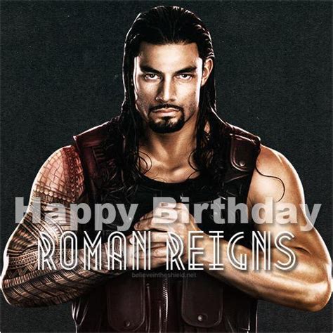 Roman Reigns Birthday Card Birthdaybuzz