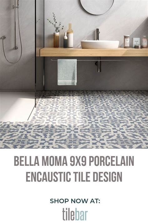 Bella Moma 9x9 Matte Porcelain Tile Midcentury Modern Bathroom Best