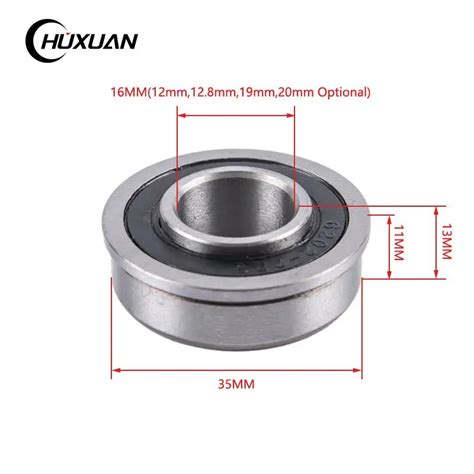 Bearing F6202 F6202RS F6202 16 2RS 13x35x11MM Flange ABEC 1 Miniature