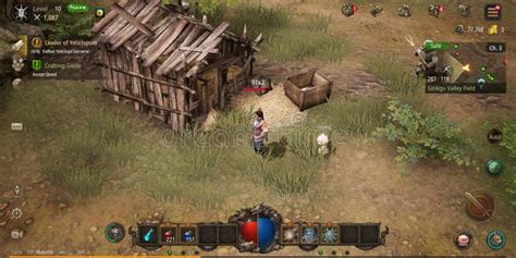 Gameplay in the Asian Mobile Mmorpg MIR M, Screenshot from the Phone ...