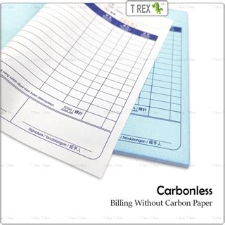 Step By Step NCR Carbonless Bill Book SBS Receipt Book Bill Book