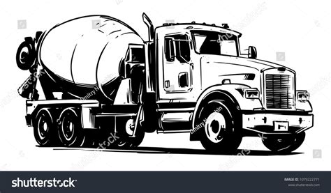 Cement Mixer Trucks Images Stock Photos Vectors Shutterstock