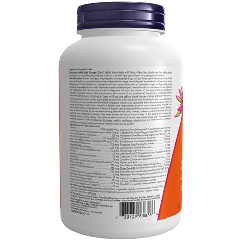 ADAM Men's Multi Tablets - Now Foods Canada
