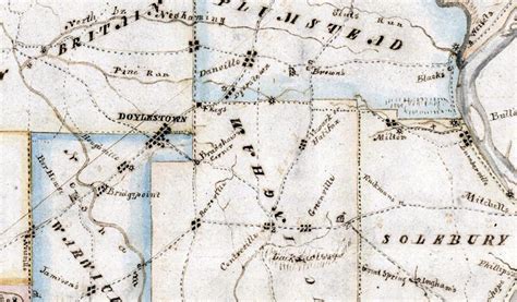 1817 Map of Bucks County Pennsylvania - Etsy