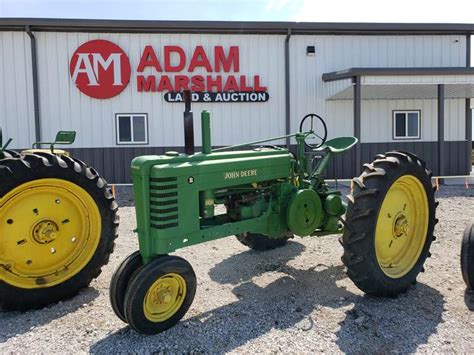 John Deere Model B Tractor - Adam Marshall Land & Auction, LLC