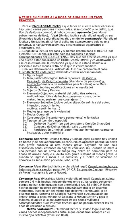 GUIA DE Resolucion A LOS Casos Practicos Penal 2 Convertido A TENER