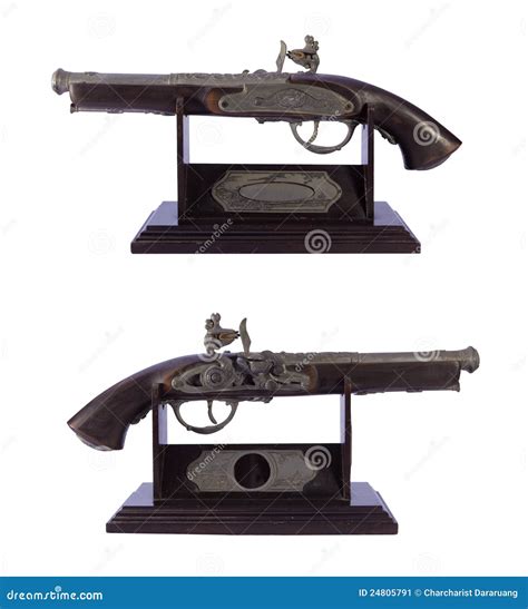 Old Gun stock image. Image of crime, grips, guns, collection - 24805791