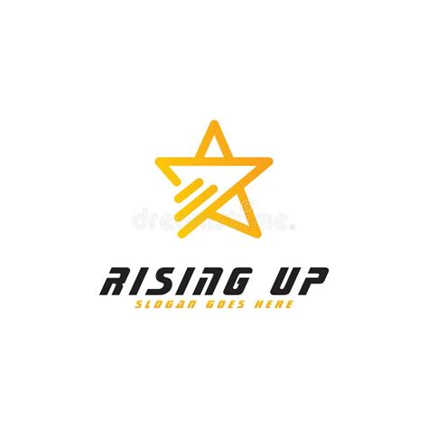 Minimalist Rising Star Logo Design, Modern Star Logo Concept, in Style ...