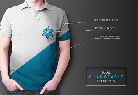 Multi Feature Free Collar T shirt Mockup PSD | Shirt mockup, Tshirt ...