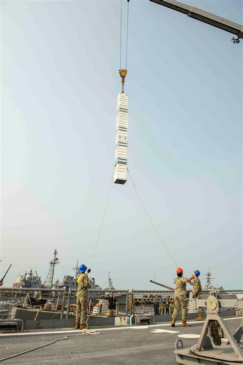 DVIDS - Images - Vertical Launch System (VLS) Re-Arm [Image 1 of 5]