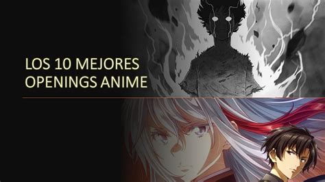 LOS MEJORES OPENINGS DEL ANIME YouTube