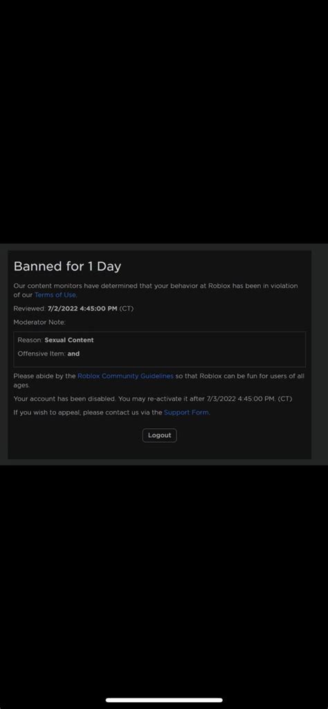 A Friend Of Mine Got Banned For Saying “and” Rrobloxbans