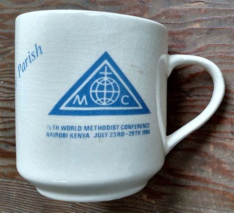 Kenya Coffee Mug World Methodist Conference Nairobi July 1986 Parish