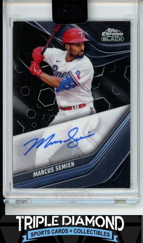 2023 Topps Chrome Black Marcus Semien Autograph F262 EBay