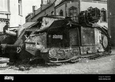 Seconde Guerre Mondiale FRANCE Chars B1 Bis B1 Bis Tank France