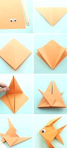 Easy Origami Fish Tutorial Origami Vis Origami Vouwen Origami