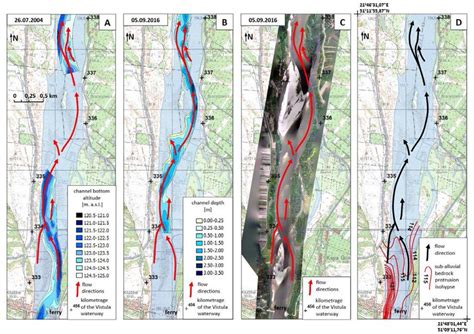 The Trends In The Main Thalweg Path Of Selected Reaches Of The Middle