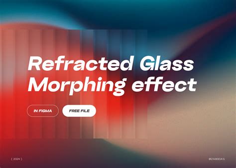 Refracted Glass Morphism Effect In Figma Free Templates Figma