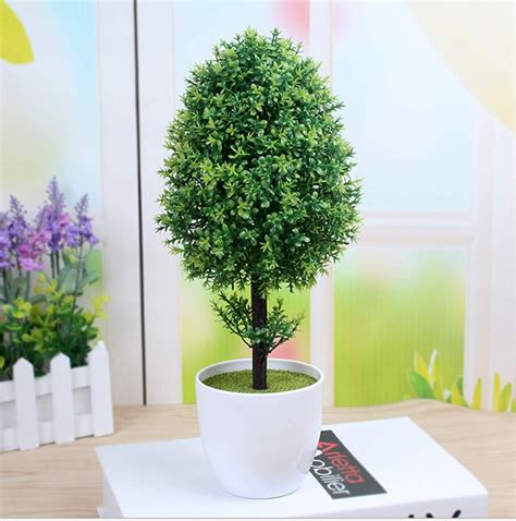 Amazon｜人工観葉植物 造花 フェイクグリーン フェイクグリーン グリーン 観葉植物癒しのグリーン インテリア プレゼント ブルー2