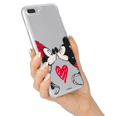 Funda Para Xiaomi Mi S Plus Oficial De Disney Mickey Y Minnie Beso