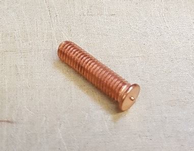 M X Mm Cd Weld Studs Copper Plated M S Pwp Industrial