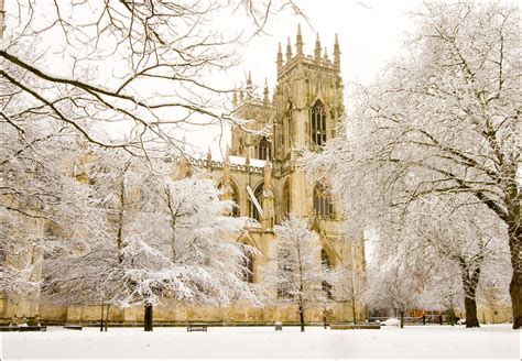 York Minster In Winter York Minster Taken From Minster Gar Flickr