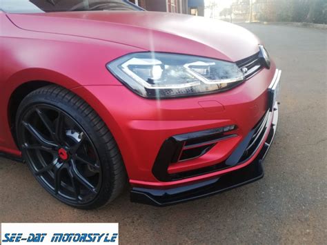 Vw Golf 75 R Front Spoiler Seeger D See Dat M