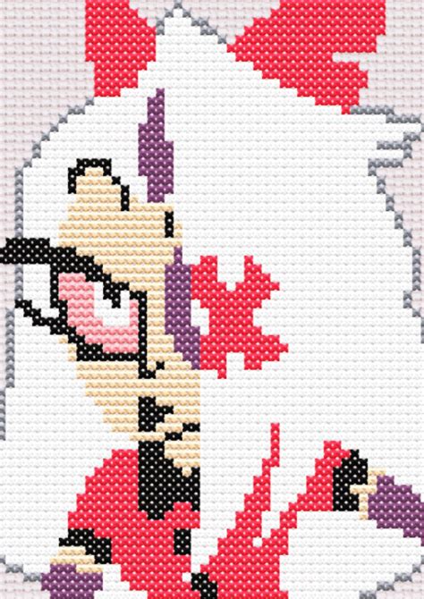 Hazbin Hotel Vaggie Cross Stitch Needlepoint Pattern Digital Download ...