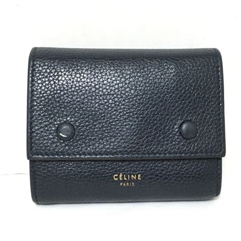 Yahooオークション セリーヌ Celine 3つ折り財布 モール フォールデ