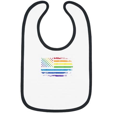 Gay Pride Us Flag Lgbt Bibs Sold By Shyladhopkins Sku