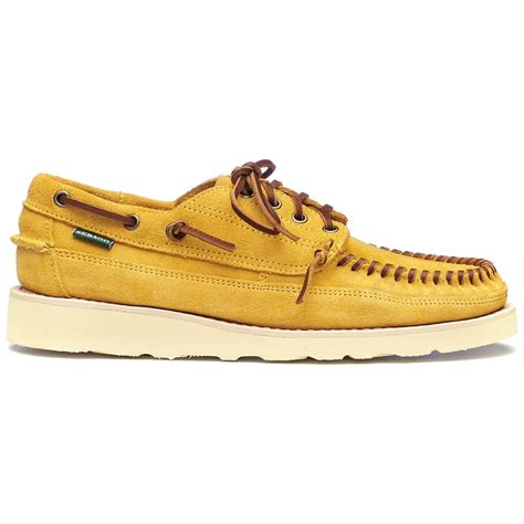 Sebago Keuka Suede Boat Shoes Yellow Buy And Offers On Dressinn