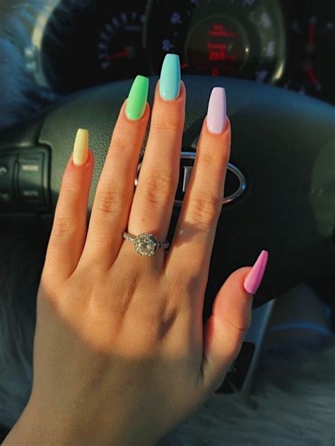 Vsco Naila Aesthetic Ombre Acrylic Nails Best Acrylic Nails Pretty