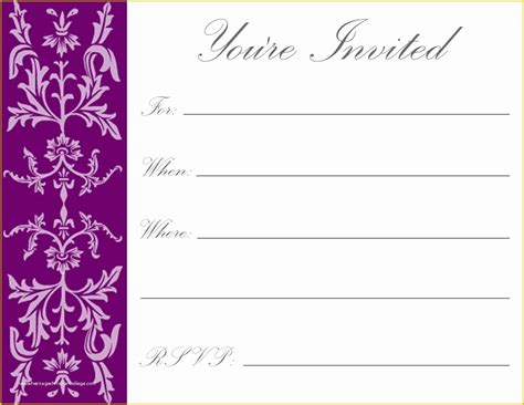 Free Printable Birthday Invitation Cards Templates Of Free Personalized