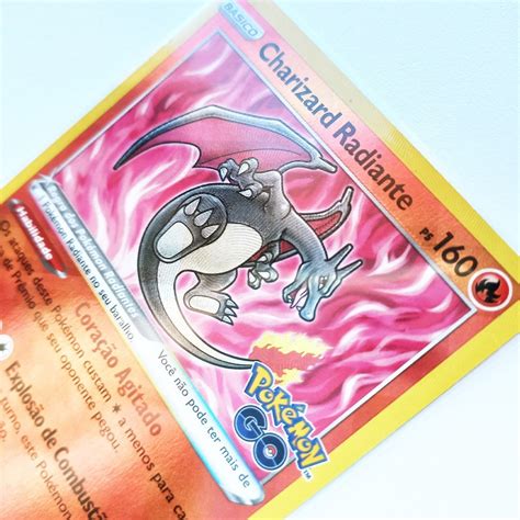 Card Pokémon Charizard Radiante Pokemon Go Parcelamento sem juros