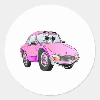 Pink Car Stickers | Zazzle