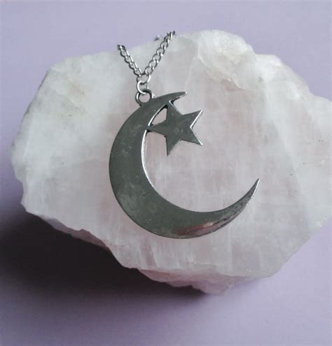 Moon Necklace On Etsy Shop OfStarsAndWine Image 2331980 On