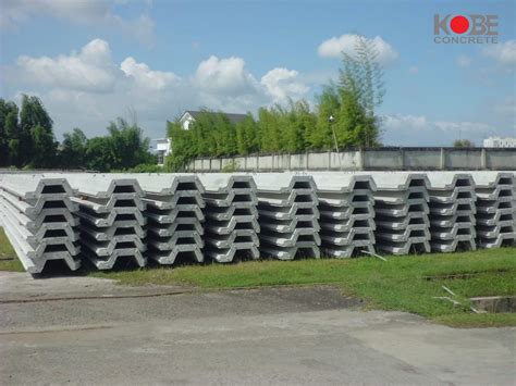 Pc Corrugated Sheet Piles Kobe Concrete