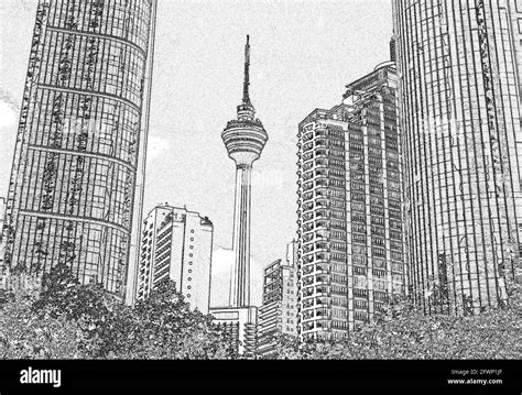 Kl Tower Drawing